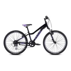 Negozio Di Biciclette 17 Bicicletta Per Bambini Fuji Dynamite 24 Comp Nero Lilla