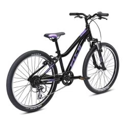 Bicicletta Per Bambini Fuji Dynamite 24 Comp Nero Lilla -Negozio Di Biciclette fu 11212359224 003