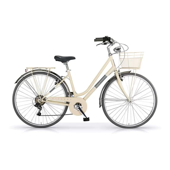 Bicicletta Urbana MBM Silvery Crema Donna 3 Bicicletta Urbana MBM Silvery Crema Donna