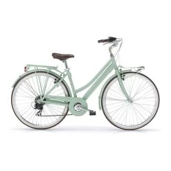 Bicicletta Urbana MBM Boulevard 6V Verde Menta Donna