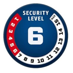 Antifurto A Cavo Abus 6615C/85/15 SCMU Nero -Negozio Di Biciclette nivell 6