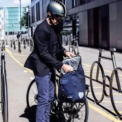 Tracolla Ortlieb Downtown Two 20L QL 2.1 Nero -Negozio Di Biciclette ort f7204x d