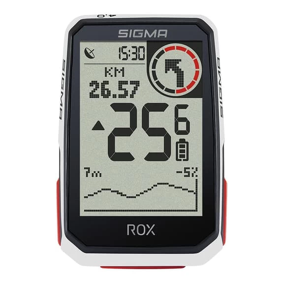 Ciclocomputer Sigma ROX 4.0 + HR Set Bianco 4 Ciclocomputer Sigma ROX 4.0 + HR Set Bianco - immagine 2