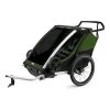 Rimorchio Thule Chariot Cab 2 Verde -Negozio Di Biciclette th10204021 001