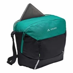 Borsa A Tracolla Vaude Cycle Messenger L Turchese Blu Nero -Negozio Di Biciclette vu 16120 217 006